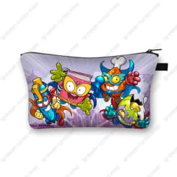 Super Zings Cosmetic Case Woman Cartoon Game Makeup Bag Large Capacity Multifunction Toy storage bag Children Best Gift
