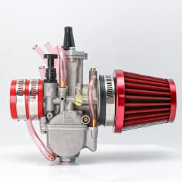 Alconstar- 21 24 26 28 30 32 34mm Keihin PWK Carburetor with Air Filter 2/4T Carb Fit Motorcycle Motocross Dit Pit Bike Moped CB