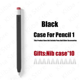 Silicone Pencil Case For Apple Pencil 2nd 1st Tablet Touch Stylus Pouch Portable Protective Cover