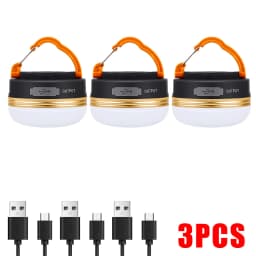 10W High Power Camping Lantern Tents Lamp 1200mah USB Rechargeable Portable Camping Lights Outdoor Hiking Night Hanging Lamp