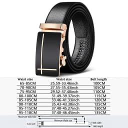 Men Belts Automatic Buckle Belt Genune Leather High Quality Belts For Men Leather Strap Casual Buises for Jeans