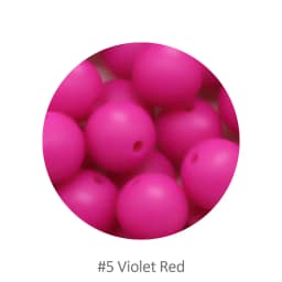 Cute-Idea 20pcs Silicone Beads 9mm Round Pearl Food Grade BPA Free DIY Pacifier Clip Chain Jewelry Baby Teething Rodent Beads