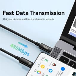 Baseus 240W USB C Cable for iPhone 18 17 16 15 Plus Pro Max Supercharge for Macbook Fast Charge Type C Cable for Xiaomi Samsung