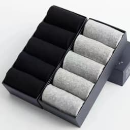 10pairs/lotMen's Cotton Socks Business Men's Breathable High-Quality Soft Fabric Men's Solid Color Long Socks Business CasualMen
