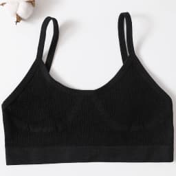 Women U-Neck Thin Strap Ribbed Wireless Bralette Push Up Bras Sport Seamless Underwear Without Pads Sexy Lingerie Crop Top M-XL