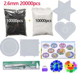 2.6mm Mini Hama Beads Fuse Beads Set Puzzles Toy 24 48 72 Color Hama Beads Diy Puzzles High Quality Handmade Gift Children Toy