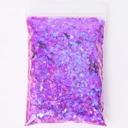 50G/Bag Holographic Mixed Hexagon Shape Chunky Nail Glitter Sequins Sparkly Flakes Slices Manicure Body/Eye/Face Glitter TCF2335