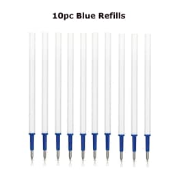 Deli Metal Sign Pen Pens Gold / Silver Gel Pen 0.5mm Refills PREMEC Smooth Refill MiKuni Japan Ink Black School Mi Pen
