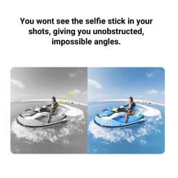 1.2m 3m Carbon Fiber Invisible Selfie Stick Bullet Time Rotating Handle Tripod for GoPro Insta360 X6 X5 X4 DJI Osmo 360 Camera
