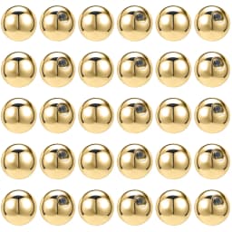ZS 5-50Pcs 16G Stainless Steel Piercing Screw Replacement Ball Rose Gold Plated Earring Balls Nose Labret Helix Piercing Ball