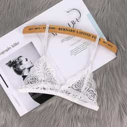 Women's Thin Bra Without Chest Pad Fashion Sexy Lace Lingerie Cutout Back Buckle Tube Top Women's Underwear Summer Clothes