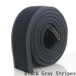 Belts For Man Canvas Tactical Belt Width 3.8cm Thickness 4mm Belts For Woman Belt Jeans Fashion Belt (No Buckle)