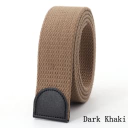 Belts For Man Canvas Tactical Belt Width 3.8cm Thickness 4mm Belts For Woman Belt Jeans Fashion Belt (No Buckle)