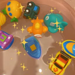 Bath Toy Swimming Water Toys Cartoon Soft Rubber Car Boat Plane Float Squeeze Sound Water Spray Kids Water Play Toys Gifts