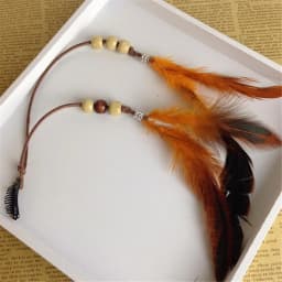 1 Pc New Women Girls Headdress Hair Ornaments BB Clip Feathers Indian Style Feather Hair Tassel Hair Piece Accessories Barrettes