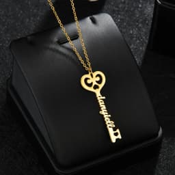 Fashion Custom Name Necklaces for Women Stainless Steel Personalized Summer Choker Letter Heart Butterfly Pendant Jewelry Gift