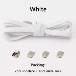 Shoelaces for Sneakers No Tie Elastic Shoe Laces One Size Fits All Adult and Kids Shoes Shoelace Tieless Flat Expand Shoestrings