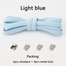 Shoelaces for Sneakers No Tie Elastic Shoe Laces One Size Fits All Adult and Kids Shoes Shoelace Tieless Flat Expand Shoestrings
