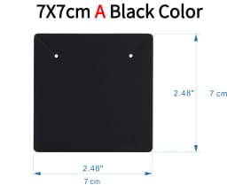 50pcs Opp Self-adhesive Plastic Bag Earrings Display Necklaces Cards For Jewelry Making Cardboard Paper DIY Packages Supply