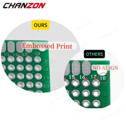 20 Pcs ( 2X8 3X7 4X6 5X7 ) Double Sided Printed Universal Circuit PCB Board Tinned FR4 Protoboard Prototype Perfboard Kit Set
