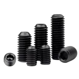 20/ 10/ 5/ 2pcs M1.6 M2 M2.5 M3 M4 M5 M6 M8 Grade 12.9 Carbon Steel Alloy Steel Hex Socket Set Screws Grub Screw DIN916