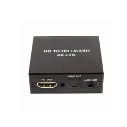 4K X 2K Video Audio Extractor HDTV to 3.5MM Audio Converter SPDIF Optical TOSLINK Stereo Out Splitter Adapter