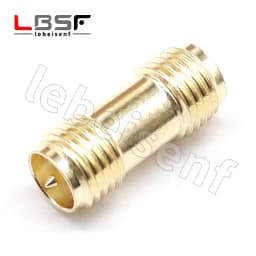 1/5/10/100PCS All Brass 1PC SMA To SMA Male Female Gold Plated RP SMA Male RP-SMA Female Connector RF Adapter Straight Bent L/T
