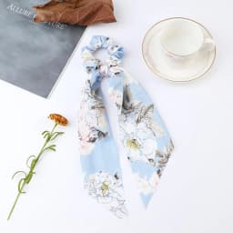 Fashion Dots Scrunchies Long Hair Rope Korean Hair Ties for Women Ponytail Scarf Sweet Elastic Hair Band Hair Accessories