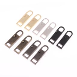 2Pcs Zipper Slider Puller Replacement Removable Zipper Head Luggage Schoolbag Coat Clothes Shoes Boots Metal Zipper Pendant Pull
