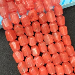 13*17MM Faceted Natural Stone Irregular Shape Agates Crystal Loose Spacer Beads For Jewelry Making DIY Necklace Bracelet