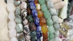13*17MM Faceted Natural Stone Irregular Shape Agates Crystal Loose Spacer Beads For Jewelry Making DIY Necklace Bracelet