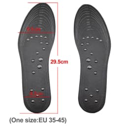 18 magnets Unisex Magnetic Therapy Massage Insoles Foot Acupressure Shoe Pads Therapy Slimming Insoles for Weight Loss