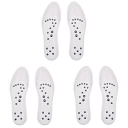 18 magnets Unisex Magnetic Therapy Massage Insoles Foot Acupressure Shoe Pads Therapy Slimming Insoles for Weight Loss