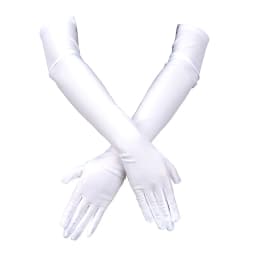 Women Long Gloves Finger Elbow Protection Opera Evening Party Prom Costume Adult Fashion Accessories Breathable Black Mittens