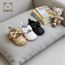 Baby Girl Toddler Shoes Baby embroidery Love Style Baby's First Pair of Step Shoes Breathable Non-Slip Fashion