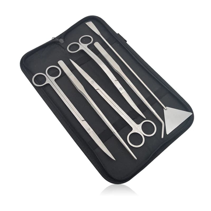 Aquarium Scissor Tools Set Wave Scissors Tweezers Plants Grass Stainless Cleaning Tools Fish Tank Shovels Aquarium Accessories
