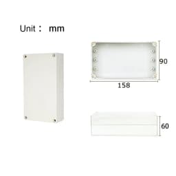 Junction ABS Box for Electronic Project Electrical Cable IP67 Outdoor Waterproof Plastic Cases DIY Sealed Enclosure Wire Box Kit