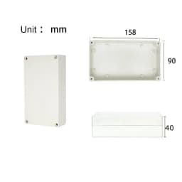 Junction ABS Box for Electronic Project Electrical Cable IP67 Outdoor Waterproof Plastic Cases DIY Sealed Enclosure Wire Box Kit