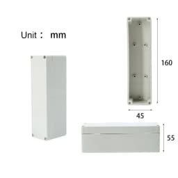 Junction ABS Box for Electronic Project Electrical Cable IP67 Outdoor Waterproof Plastic Cases DIY Sealed Enclosure Wire Box Kit
