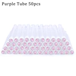 50/100pcs Diamond Eyebrow Brush Tube Disposable Eyelash Brush Reusable Crystal Eyelash Brush Replaceable Dust-proof Makeup Sets