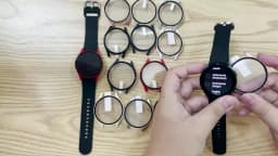 Glass+Case for Samsung Galaxy Watch 4/5/6 44mm 40mm, All-Around Screen Protector Hard PC Bumper Tempered Glass for Galaxy Watch