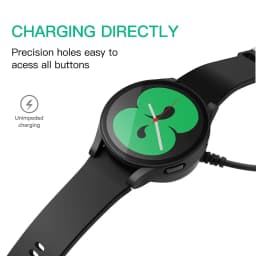 Glass+Case for Samsung Galaxy Watch 4/5/6 44mm 40mm, All-Around Screen Protector Hard PC Bumper Tempered Glass for Galaxy Watch