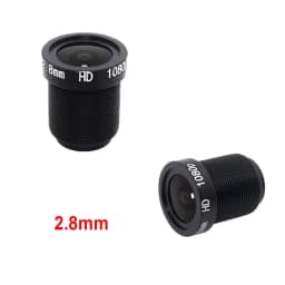 HD CCTV LENS 1080P 2.8/3.6/6mm Security Camera Lens M12 2MP Aperture F1.8, 1/2.5" Image Format Surveillance Camera Lens