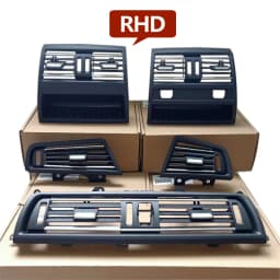 LHD RHD Front Central Left Right Rear AC Conditioner Chromed Air Vent Grille Outlet Panel For BMW 5 Series F10 F11 2010-2017