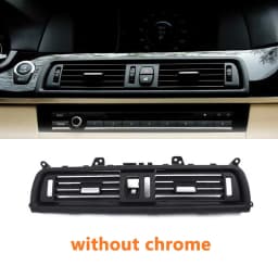 LHD RHD Front Central Left Right Rear AC Conditioner Chromed Air Vent Grille Outlet Panel For BMW 5 Series F10 F11 2010-2017