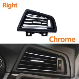 LHD RHD Front Central Left Right Rear AC Conditioner Chromed Air Vent Grille Outlet Panel For BMW 5 Series F10 F11 2010-2017