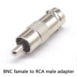 Surveillance video BNC female to BNC male BNC male to RCA female Q9 male to rca female Q9 female to AV male adapter