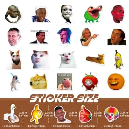 10/30/50PCS Mixed Funny Meme Graffiti Stickers Kids Toys Laptop Phone Motorcycle Car Fridge Guitar DIY Flakes Sticker Decals F3