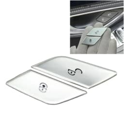 Car Door Lock Switch Button Sticker For Mercedes Benz C E Class W205 W213 X253 2016-2019 Year LHD Left Hand Drive