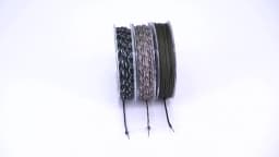 1pcs 35LB 7M Leadcore Carp Fishing Tackle Line Make Carp Hair Rigs 3 Color Braided Lead Line